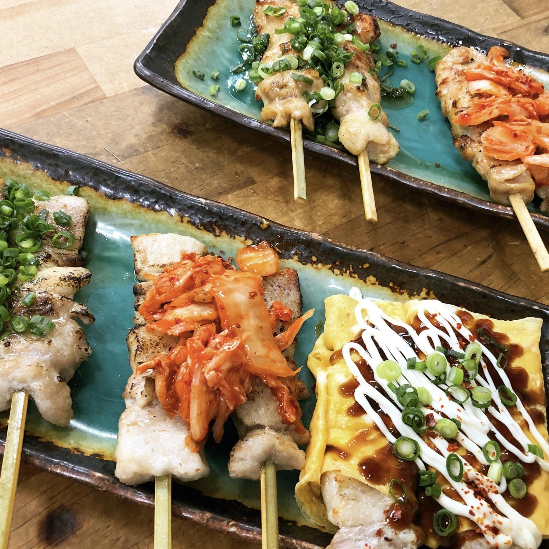 おすすめ！焼き鳥！！豚串、もも串定番から創作串まで♪